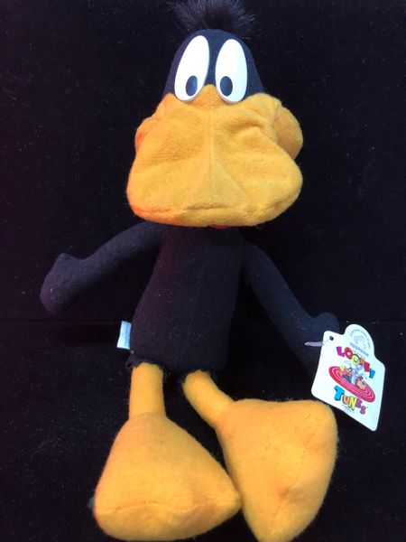 Rare Vintage Looney Tunes Daffy Duck Plush, 8in 1994 - Discontinued, by Applause