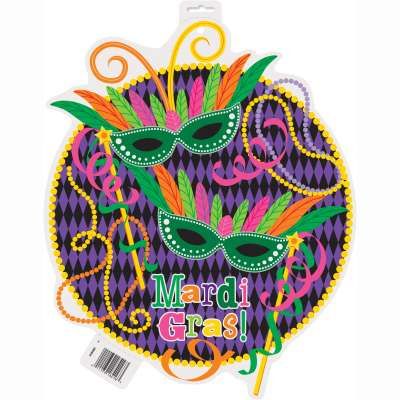Masquerade Mardi Gras Party Cutout Decoration