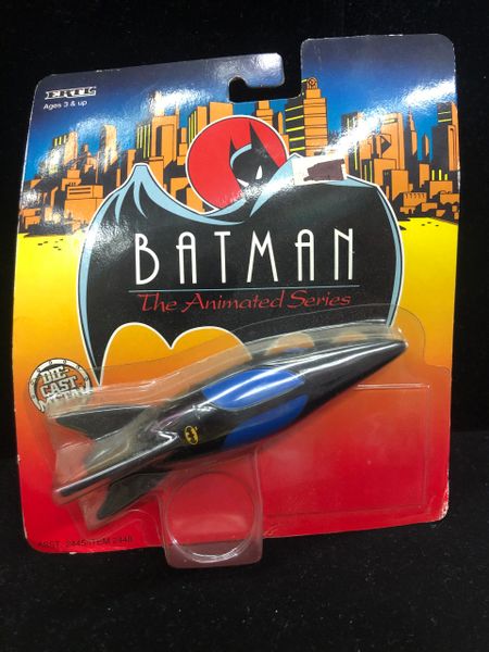 Rare Batman Batboat, The Animated Series #5, 1:64 Diecast Metal Vehicle, 1993 - Discontinued