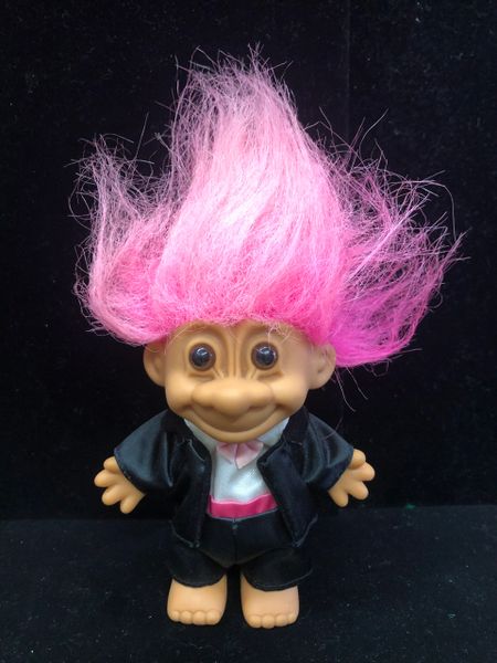 Troll cheap doll pink