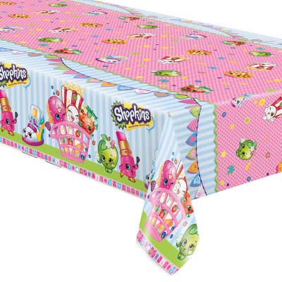 Shopkins Birthday Party Rectangle Table Cover, 54x84in
