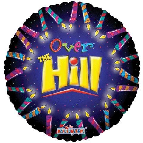 Over The Hill Birthday Foil Balloon - 18in