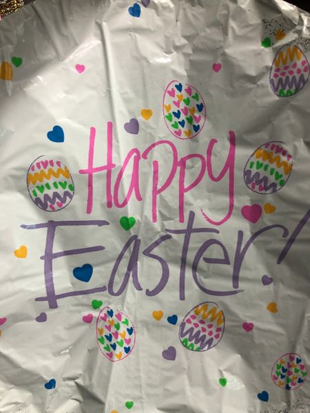 Happy Easter, You're No Bunny Til Some Bunny Loves You Foil Balloon, 18in