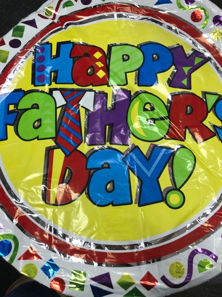 Happy Father's Day Round Foil Balloon, 18in