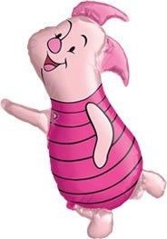 *Rare Jumbo Disney Piglet Super Shape Pink Foil Balloon, 35in - Character