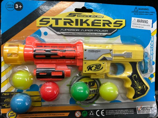 Shoot Play Strikers Play Ball Gun - Toy by Strikers Superior Super Power - Toy Sale