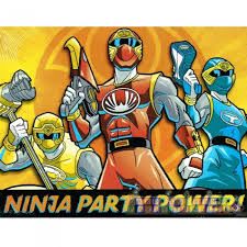 Rare Power Ranger Birthday Party Invitations, 8ct