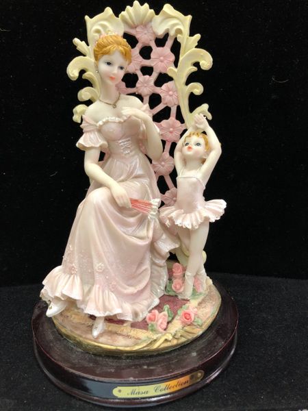 Mother and Ballerina Girl Figurine, Pink - 12in - Ballet Recital Gifts - Mom Gifts - Mother's Day