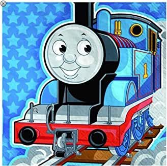 *Rare Thomas the Tank Engine Party Beverage Napkins, 16ct