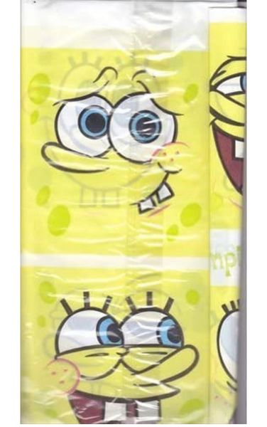SpongeBob Birthday Party Table Cover, 54x96in - Discontinued