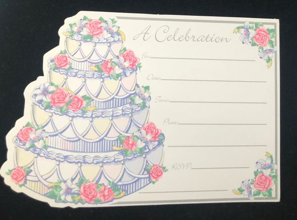 BOGO SALE - Wedding Invitations, 8ct - Packaged - Bridal Shower Invitations - Party Sale
