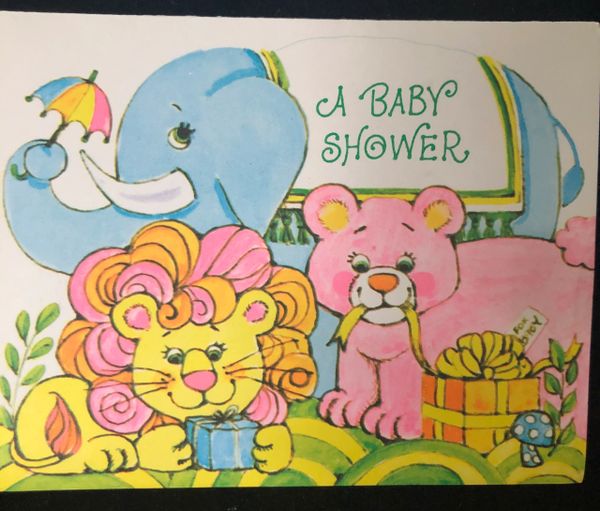 Baby Shower Party Invitations, Stuffed Animals for Baby, 8ct - Jungle - Packaged