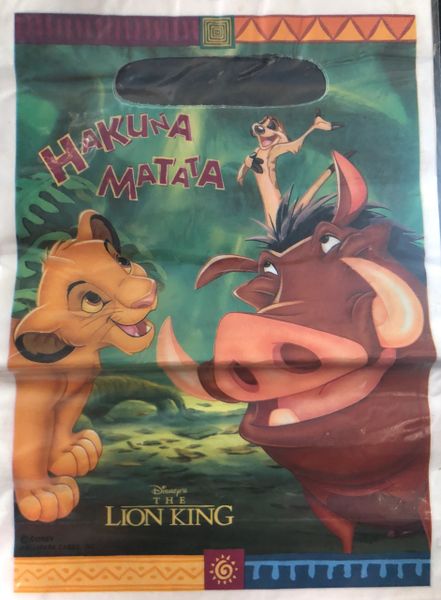 Disney The Lion King Party Loot Bags, 8ct - Discontinued