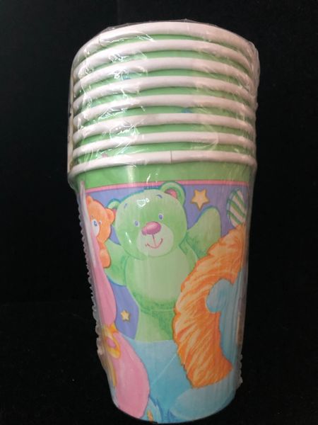 Stuffed Animals Baby Shower Party Cups, 8ct, 9oz - Discontinued Items