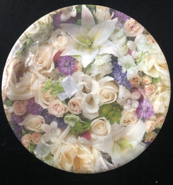 *Lavender Bouquet Floral Dinner Plates, 9in, 8ct - Flowers - Bridal - Mom Gifts - Mother's Day