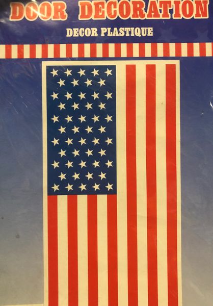 *American Flag Door Poster, Wall Decoration, 33.5x65in