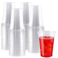 BOGO SALE - Clear Plastic Cups, 7oz - 100 Cups Each - Party Glasses - Holiday Sale