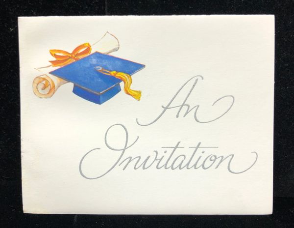 Graduation Cap & Diploma Packaged Invitations, 8ct