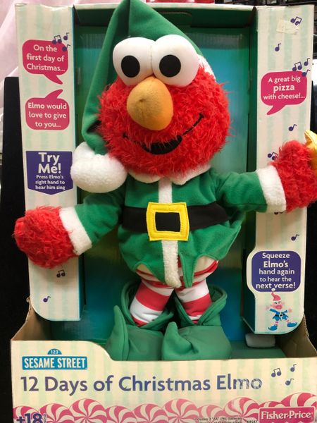 Christmas store elmo toy