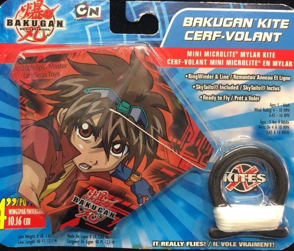 Miniature Bakugan Microlite Mylar Kite - 4in - Cartoon Network