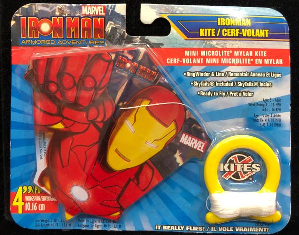 Miniature Iron-Man Microlite Mylar Kite by X-Kites, 4in - Marvel