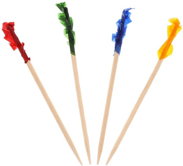 BOGO SALE - Party Picks, Colorful Frills Toothpicks