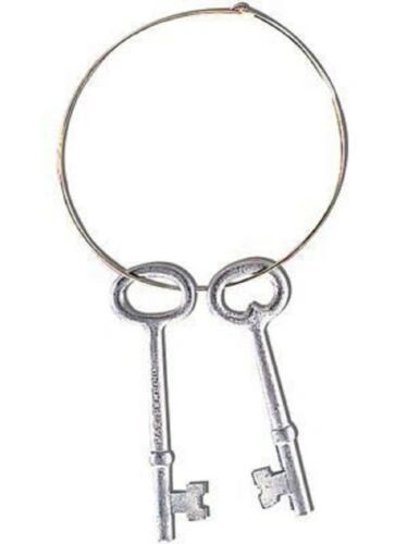 *Metal Prison Cell Keys Costume Accessory - Halloween