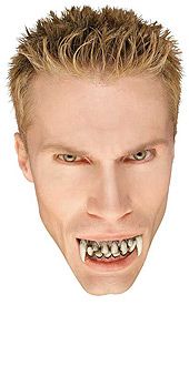 Deluxe Monster Teeth with Fangs - Upper and Lower - Halloween Spirit