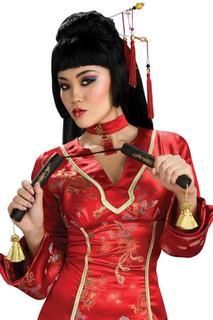 *Geisha Ninja Nunchaku Chucks Costume Accessory, Women's - Karate, Martial Arts - Halloween