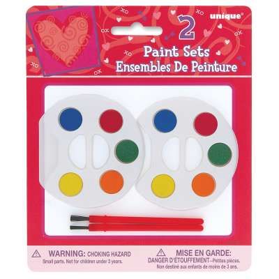2 Mini Paint Sets - Party Favors - Arts & Crafts