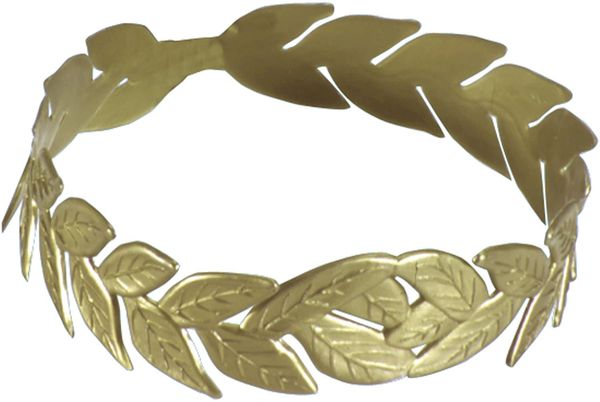 BOGO SALE - Gold Roman Leaf Head Wreath, Laurel Headpiece, Greek, Toga - Gods & Goddesses - Halloween Sale