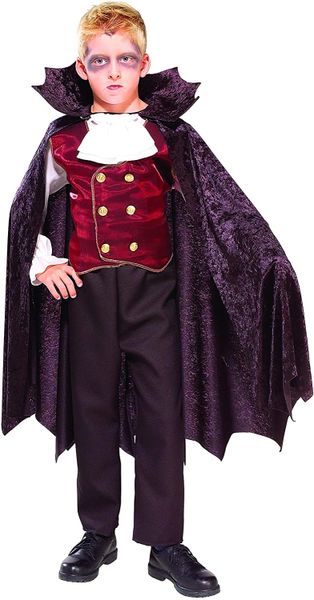 *Deluxe Vampire Costume, Boys - Dracula - After Halloween Sale