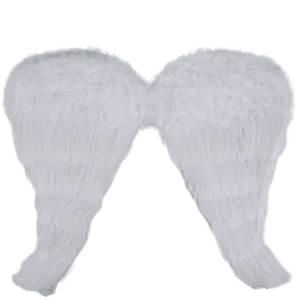 *Deluxe White Angel Wings Costume Accessory, 36in - Halloween