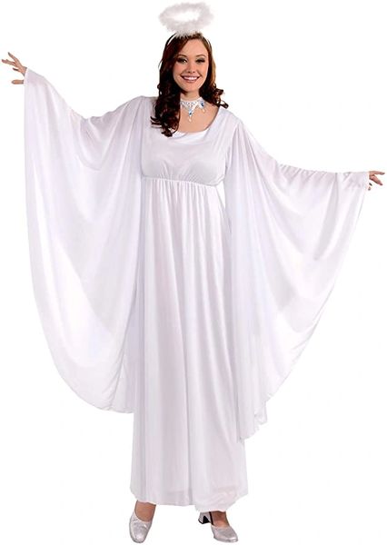 White Holiday Angel Costume Dress - Christmas - Halloween Sale