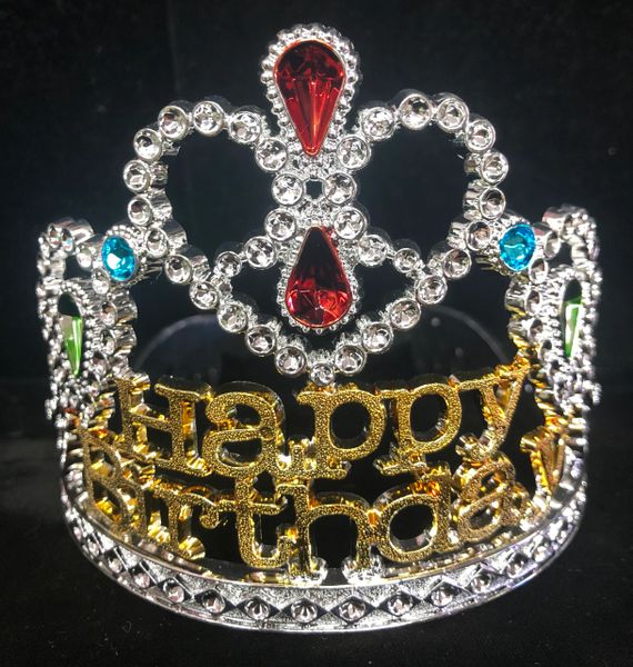 Girls Happy Birthday Tiara, Crown