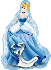 *Princess Cinderella Super Shape Foil Balloon, 34in