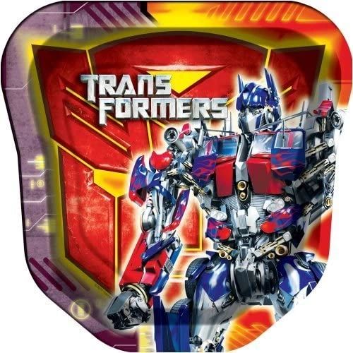Transformers Optimus Prime Birthday Party Luncheon Plates, 9in - 8 Plates