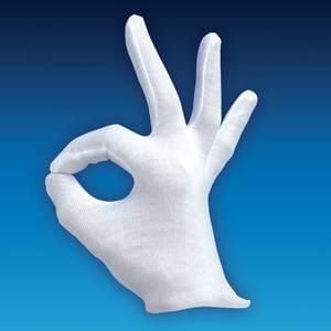 BOGO SALE - Adult White Cotton Gloves - Unisex - Purim - Halloween Sale