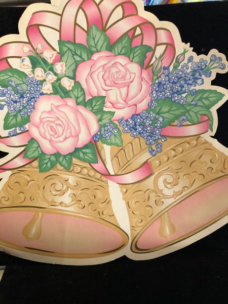 Wedding Bells Cutout Decorations, Wall, Door, Window, 16in - Bridal Shower
