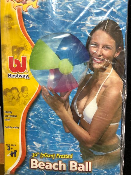 30in Inflatable Beach Ball - Beach - Pool Fun