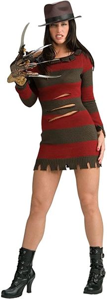 Deluxe Miss Krueger Costume, Women's - Nightmare On Elm Street Freddy Krueger - Halloween Sale