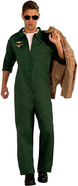 *Top Gun Aviator Costume, Airforce Pilot Jumpsuit - Halloween Sale