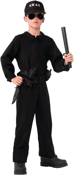 Special Ops Swat Costume, Boys Large - Halloween Sale - Purim - under $20