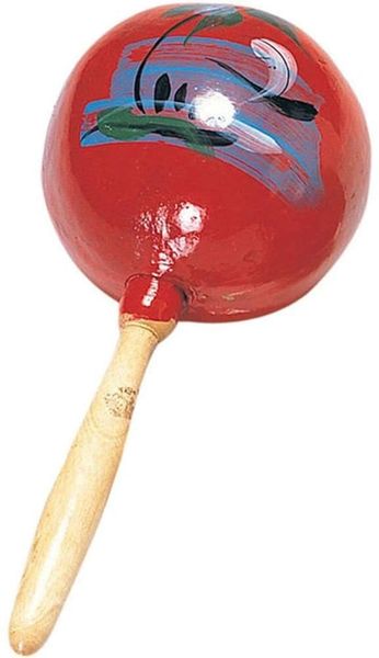 Mexican Maraca, Wooden - Purim - Halloween Sale