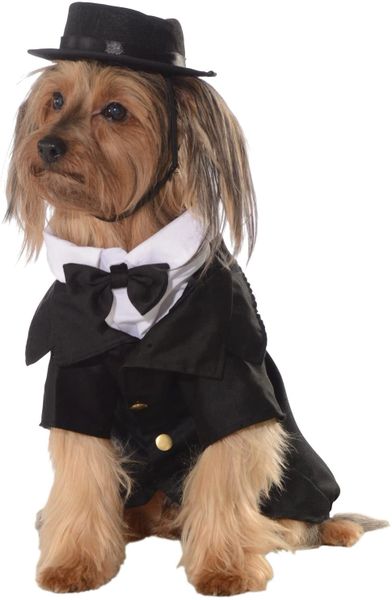 Handsome Dapper Dog Tuxedo Pet Costume - Halloween Sale