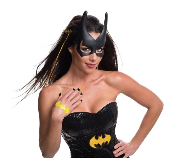 *Batgirl Superhero Makeup Costume Accessory Kit, Girl's - Halloween