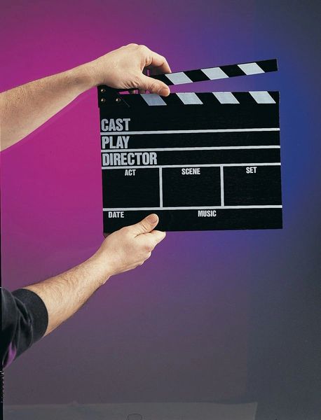 *Movie Directors Clap Board Prop - Hollywood - 10 x 11in