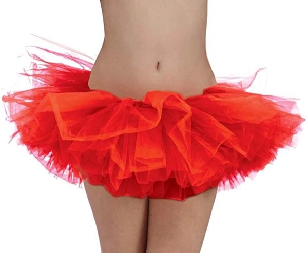 *Red Tutu Costume Accessory, Women's - Halloween