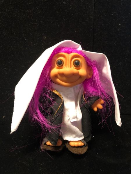 *Rare Around the World Arab Sheik Troll Doll, 6in - by Russ Berrie