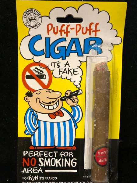 BOGO SALE - Fake Puff Puff Cigar Prank, Realistic Looking - Purim
